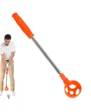 Golfball Retriever retractable telescopic shovel Stainless Steel extendable golf ball grabber