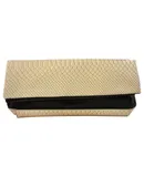 Color Block Fold-Over Clutch by T3 for Women - 1 Pc Bag