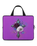 Gothic Cross Laptop Bag Women Man 10 12 13 15 17 Inch Office Notebook Travel Computer Handbag Waterproof Bag Notebook Cover