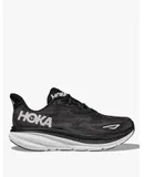 Hoka Men’S Clifton 9 Running Shoes In Black/white