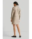 Front Twist Dress in Ecru