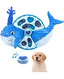 Slow Feeder Whale Bowl, Puzzle Dog Toy, Interactive Dog Toys, Snuffle Mat for Mental Training, Dog Enrichment Toys