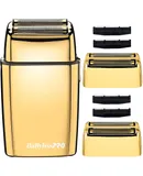 Babyliss Pro Foil FX02 Metal Double Foil Shaver + 2x Replacement Head and Cutter