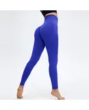 Women's Leggings - High Waisted Tummy Control Soft Black Capri Yoga Pants for Workout Size L