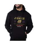 NASCAR Hooded Sweatshirt - Jimmie Johnson - 2 Black by DelSol for Men - 1 Pc T-Shirt (XL)
