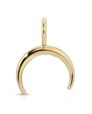 Crescent Moon Pendant by eklexic