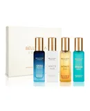 Luxury Perfume Gift Set by Bellavita for Unisex - 4 Pc Gift Set 0.68oz Skai Aquatic EDC Spray, 0.68oz Fresh EDT Spray, 0.68oz Honey Oud EDP Spray, 0.68oz White Oud EDP Spray