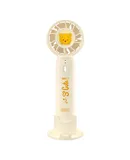 Disney handheld fan mini USB fan silent high wind power small fan long battery life-yellow