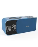 Bluetooth Speaker, Wireless Charger Wireless Charger Bluetooth Speaker Clock Dual Alarm Clock Audio
