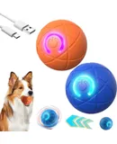 Bouncing Ball Dog Toy,Shaky Ball Toy for Dogs,Moving Dog Ball Automatic Moving Dog Toy Ball, Interactive Dog Toys Dog Ball,Automatic Dog Toy Automatic Rolling Ball Toys for Dogs,USB Rechargeable