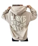 Sweatshirt Women's Casual Long Sleeve Drawstring Pullover Colour Block Hoodie