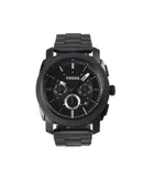 Fossil FS4552 Elegant Japanese Movement Fashionable Machine Chronograph Black Stainless Steel Watch
