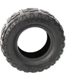 TireBiterII Bone with Extra Cotton-Poly Rope â\u201c Natural Rubber Dog Toys for Extreme Chewers â\u201c Aggressive Chewer Toys for Dogs Large 15â, Black (35023F)