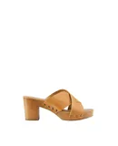 Belle & Bloom Women's Midtown Clog Mule in Tan