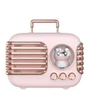 Bluetooth Speaker Cute,Portable Bluetooth Speaker Wireless Retro Speaker with Built-in Mic Cute Decor,TF,Vintage Mini Speaker