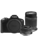 Canon EOS R50 Mirrorless Camera (Black) + Canon RF-S 18-45mm f/4.5-6.3 IS STM Lens + Canon RF-S 55-210mm f/5-7.1 IS STM Lens (Canon RF)