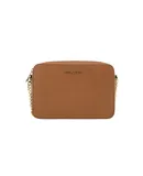 Michael Kors Jet Set Large East West Luggage Leather Crossbody Bag Handbag