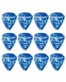 5 Core Guitar Picks 12 Piece 0.96mm Celluloid Light Gauge Pick for Acoustic Electric Bass Guitar Puas Para Guitarra