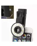 Picture Perfect Selfie Clip On LED Light With 4X Wide Angle Lens