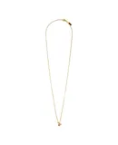 Saint Laurent YSL Logo Long Opyum Twist Necklace Gold