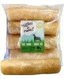 6 Inch Beef Collagen Rolls for Dogs (Extra Thick 4 Count) Beef Cheek Bones for Dogs Dog Parents Choice Premium No Hide Beef Cheek Rolls Thick Retriever Rolls for Dogs