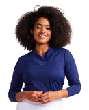 Lovely Layer Longsleeve Golf Top - Navy Blue