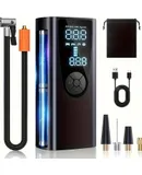 Tire Inflator Portable Air Compressor, Portable Air Pump for Car Tires
