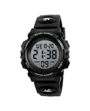 SKMEI Children Watch Wristwatch Fashion Multifunction Waterproof Outdoor Sports Luminous Watch for Kids Students Boys 1266 Black