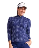 Keep it Covered Longsleeve Golf Top - Domino Navy