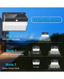 Lumina 206 LED Cluster Lights With Solar Power And Motion Sensor