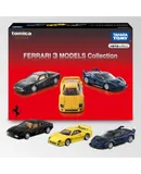 Domeca black box alloy car simulation Lambo Diablo model collection gift car model ornaments Suitable for children's gifts or hobbyist collection-Black Box 22 - Air Self-Defense Force T-4 - White-Ferrari set (set of 3)