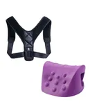 Pursonic Ultimate Posture and Neck Relief Bundle – Adjustable Posture Corrector & Neck and Shoulder Relaxer