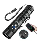 WUBEN C2 Rechargeable LED Flashlights 2000 High Lumens, Pocket Flashlight with Power Bank, 7 Modes Flash Light, IP68 Waterproof Tactical Flashlight for Emergencies, Outdoor