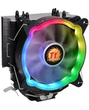 Thermaltake - UX200 5V Motherboard ARGB Sync 16.8 Million Colors 15 Addressable LED Intel/AMD Universal CPU Cooler - Black-CL-P065-AL12SW-A