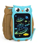 Children's LCD Writing Board, Unicorn Girl Toys, Toddler Toy Drawing Board, Educational Doodle Board Kids Toys for 2-8 Years Old Girls Boys Easter Birthday Party Christmas Gifts, 8.5 Inch-Blue Tone Leather Cats