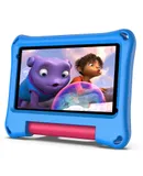 7 inch 2+32GB Puzzle Kids Tablet with Protective Silicone Sleeve 360 Degree Rotating Carrying Handle Stand, Kids Tablet PC wifi Android Tablet PC Learning Tablet PC