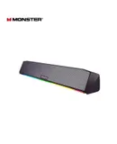 (Monster) G01 wired speaker sound computer long cell phone multimedia laptop desktop desktop subwoofer game gaming lighting speaker [Bluetooth version] - 360 surround sound quality - adjustable
