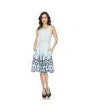 Women's Fit and Flare Knee Length Dress