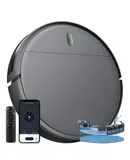 Robot Vacuum and Mop Combo, 2 in 1 Mopping Robot Vacuum Cleaner with Schedule, Wi-Fi/App, 1400Pa Max Suction, Self-Charging Robotic Vacuum, Slim, Ideal for Hard Floor, Pet Hair, Low-Pile Carpet