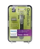 Philips Norelco OneBlade Face + Body hybrid electric trimmer and Replacement Blade