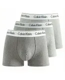Calvin Klein Men's Underwear Microfiber Stretch 3 Pack Trunk Grey/Grey/Grey
