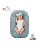 Baby Lounger for Infants Babies 0-12 Months, Bionic Organic Lounger for Baby, Soft Cotton Breathable Infant Floor Seats & Loungers for Newborn Baby Shower Gifts