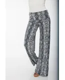 Women's Python Printed Palazzo Pants