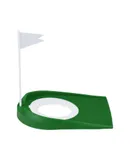 Golf Lochbecher training aid for putting exercises with flag for indoors outdoors course