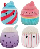 Original 3.5-Inch Snacks and Sweets Dog Toy 4-Pack Small Ultrasoft Official Plush Pet Toys Amazon Exclusive