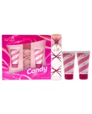 Pink Sugar Candy Magic by Aquolina for Women - 3 Pc Gift Set 3.4oz Eau de Toilette, 1.7oz Glossy Shower Gel, 1.7oz Creamy Body Lotion