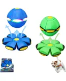 Doggy Disc Ball, The Doggy Disc Ball for Large Dogs, Doggie Disc Ball with Lights, Ancienflow The Doggy Disc Ball, Magic Flying Saucer Ball, Portable Pet Toy Interactive Dog Toys