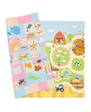 Play Mat (Medium, Playful Busy Farm) 73‘‘ x 49‘‘ Original One-Piece Reversible Rollable Waterproof Play Mat for Infants, Babies, Toddler, and Kids