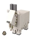 Minecraft Goat Action Figure, 3.25-in, w/ 1 Build-a-Portal Piece & 1 Accessory, Building Toy