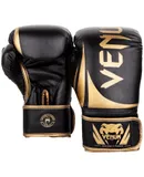 VENUM - Venom-Boxing Gloves-Men and Women Adults-Sparring, Training, Muay Thai, Fighting, Sandbag Gloves Challenger 2.0 -12oz(Black/Gold)
